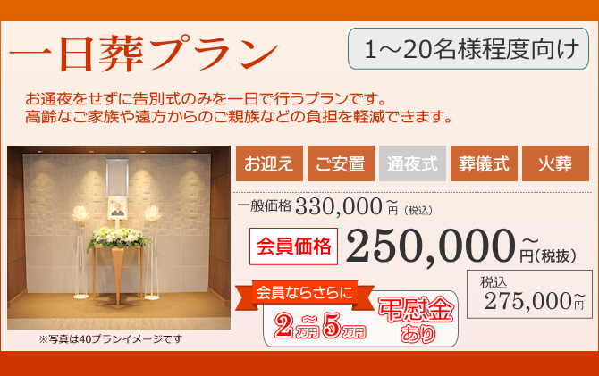 家族葬つどい:一日葬:新潟県上越市