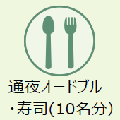 上越市のお葬式:通夜オードブル寿司(10名分)